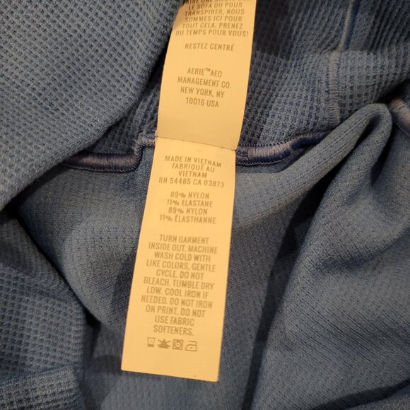 AERIE | OFFLINE Real Me Waffle High Waisted Crossover 7/8 Legging | Sz. S - Picture 8 of 9